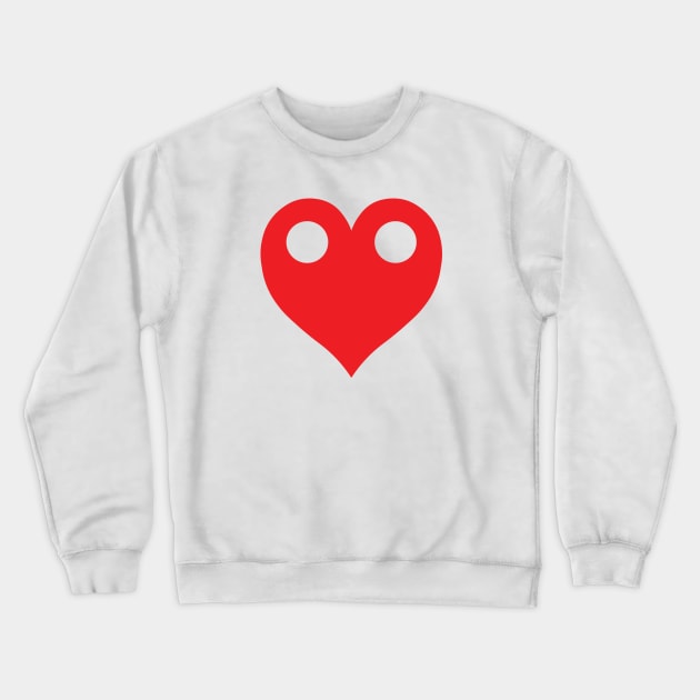 Leblanc Syndicate Heart (Red) Crewneck Sweatshirt by inotyler